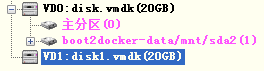 虚拟机硬盘vmdk压缩瘦身并挂载到VirtualBox